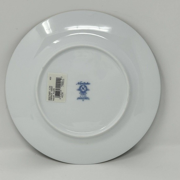 Noritake Emerald Crest 8 1/4" Salad Plate ** New w/ Sticker ** Discontinued - Picture 15 of 16
